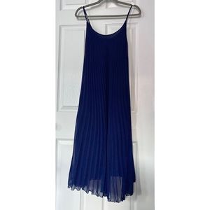 Blue slip dress, size S